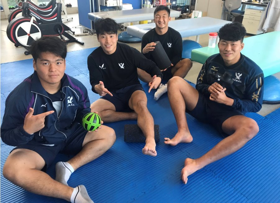 マッサージ器具のご寄付をいただきました｜ニュース｜明治大学ラグビー