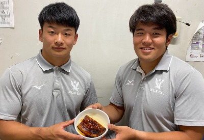 鰻の差し入れをいただきました